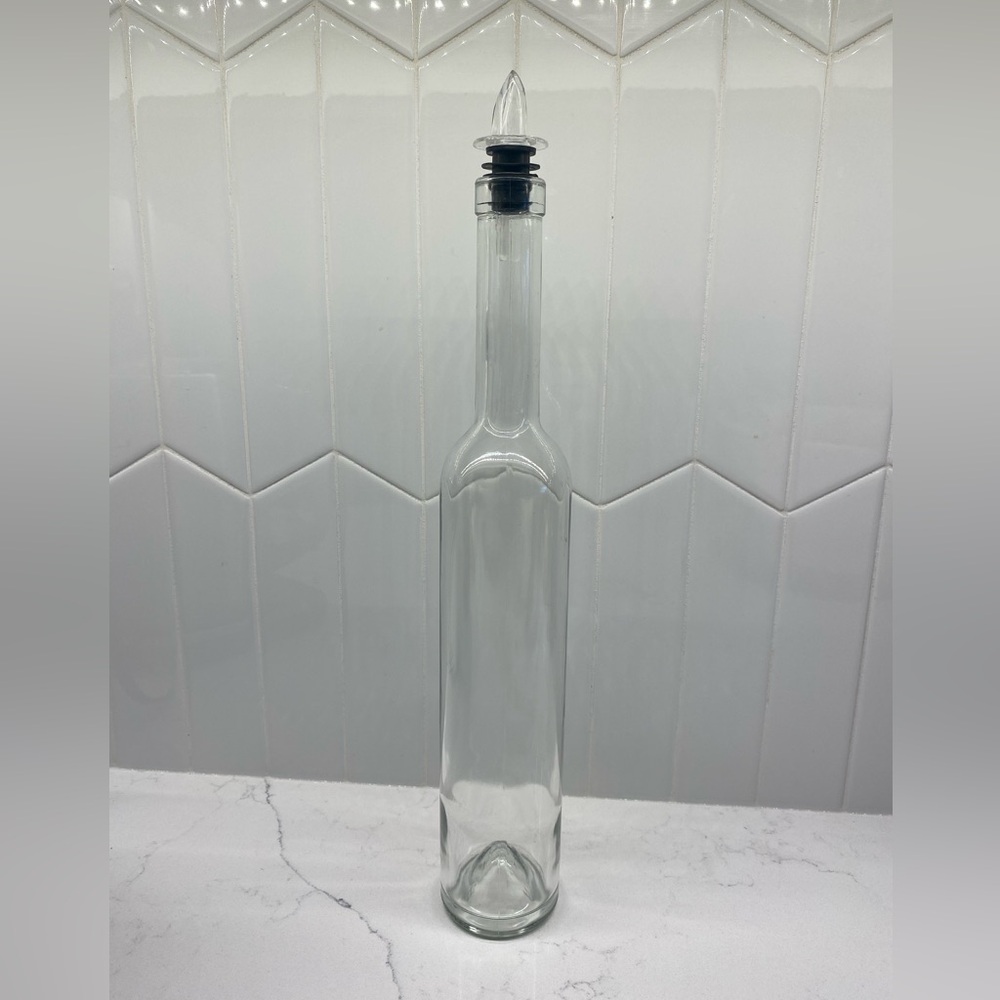 Oil/Vinegar Glass Jar